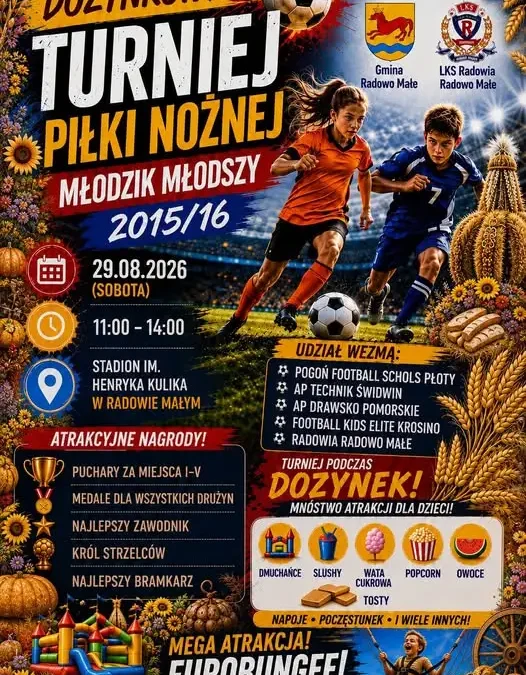 Dożynkowy Turniej Piłki Nożnej w Radowie Małym – 29 sierpnia na stadionie im. Henryka Kulika