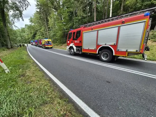 Zdarzenia drogowe na trasie Runowo-Winniki i DK20: interwencje strażaków