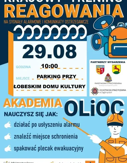 Krajowy Trening Reagowania w Łobzie – sprawdź, jak zachować się w sytuacji zagrożenia