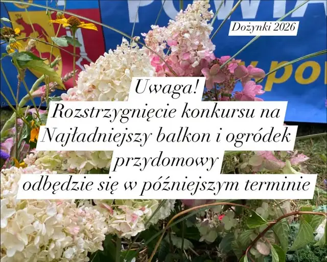 Konkurs na najładniejszy balkon i ogródek rozstrzygnięty później z powodu pogody