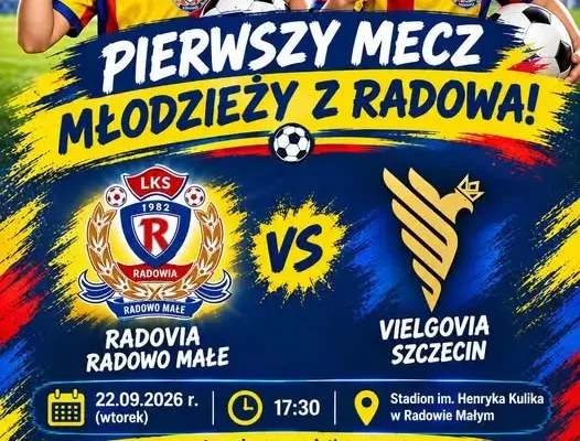 Historyczny moment w Radowie Małym – młodzież Radowii zagra pierwszy oficjalny mecz