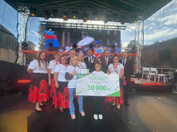 KGW Przyborze z II miejscem i czekiem na 30 tys. zł podczas dożynek wojewódzkich