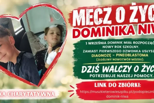 11-letni Dominik z Łobza walczy z nowotworem – potrzebna pomoc