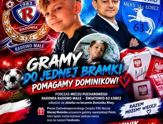 Prezes ZZPN osobiście wesprze Dominika – licytacje i mecz charytatywny w Radowie Małym