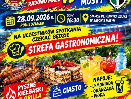 Młodzicy Radowi Radowo Małe zagrają z Promieniem Mosty w poniedziałek