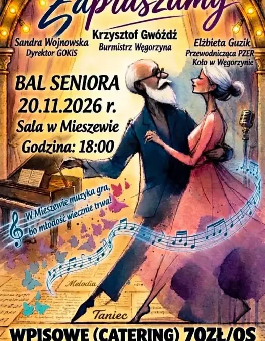 Bal Seniora w Mieszewie – zapisy trwają, liczba miejsc ograniczona