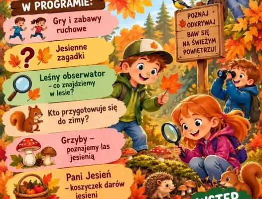 Jesienna przygoda w Gminnym Centrum Kultury – zajęcia dla dzieci już 7 października