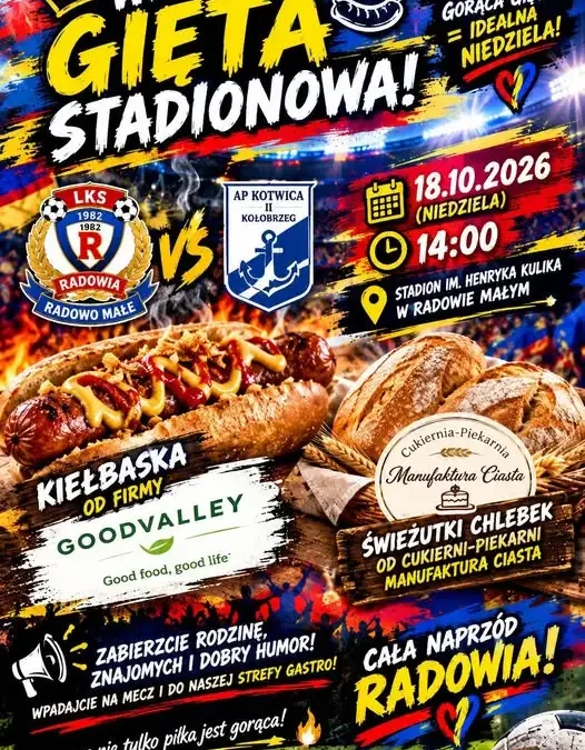Gięta Stadionowa wraca na stadion w Radowie Małym